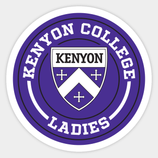 Kenyon College - Ladies Sticker